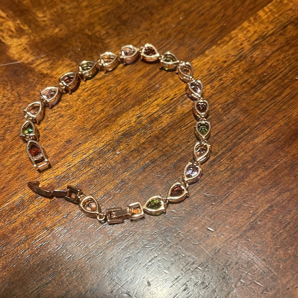 Vintage Rare Birthstone bracelet excellent condition. - Picture 4 of 6